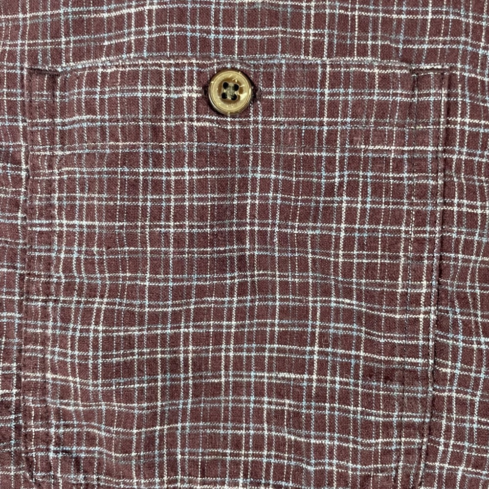 Patagonia Back Step Shirt Men's medium Hemp Organic Cotton Short Sleeve Hiking - Picture 5 of 10